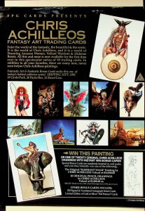 Chris Achilleos - Fantasy Art Trading Card Poster/Ad (1992) - Pre-owned