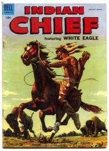 Indian Chief  #17 1955-Dell-Indian stories-White Eagle-VG