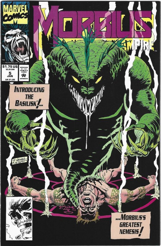 Morbius: The Living Vampire #2 through 6 (1992)