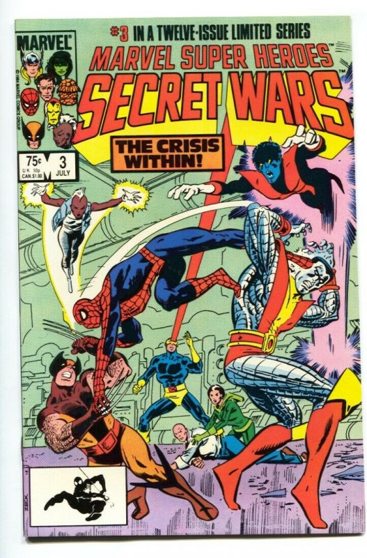 MARVEL SUPER HEROES SECRET WARS #3 1st Volana + Titania comic book NM-