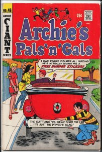 Archie's Pals 'N' Gals #46 (1968) Archie