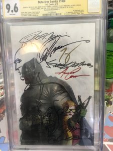 CGC Sig Series Detective Comics 1000 w/ 7 sigs and 2 headsketches