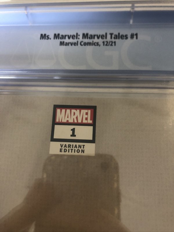 Ms. Marvel: Marvel Tales (2021) #1 (CGC 9.6) G. Willow Wilson Story Census 3!!
