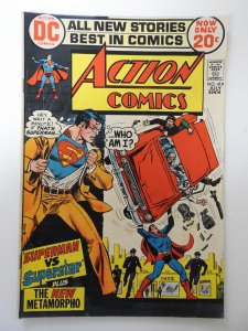 Action Comics #414 (1972) GD/VG Condition moisture stain
