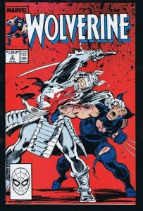 Wolverine #2 ORIGINAL Vintage 1988 Marvel Comics Debut Muramasa Blade 