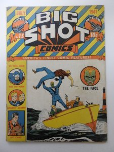 Big Shot Comics #15 (1941) small touch black ink  VG- Condition!!