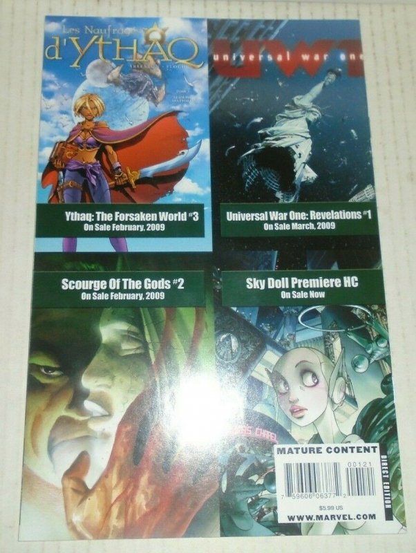 Scourge Of The Gods # 1 Variant Edition First Printing Marvel Soliel