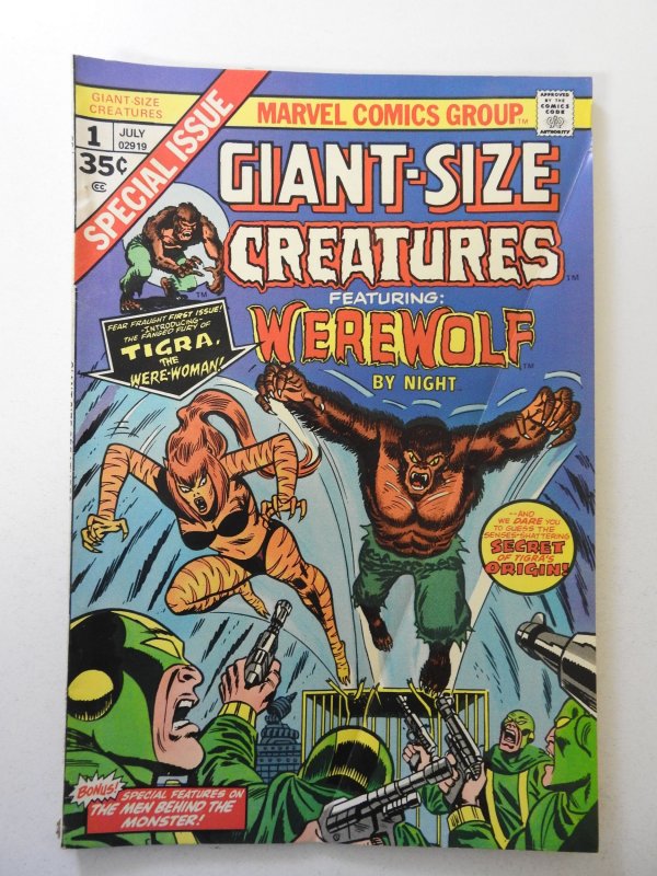 Giant Size Creatures (1974) VG Condition 1 in tear bc and last 2 pages