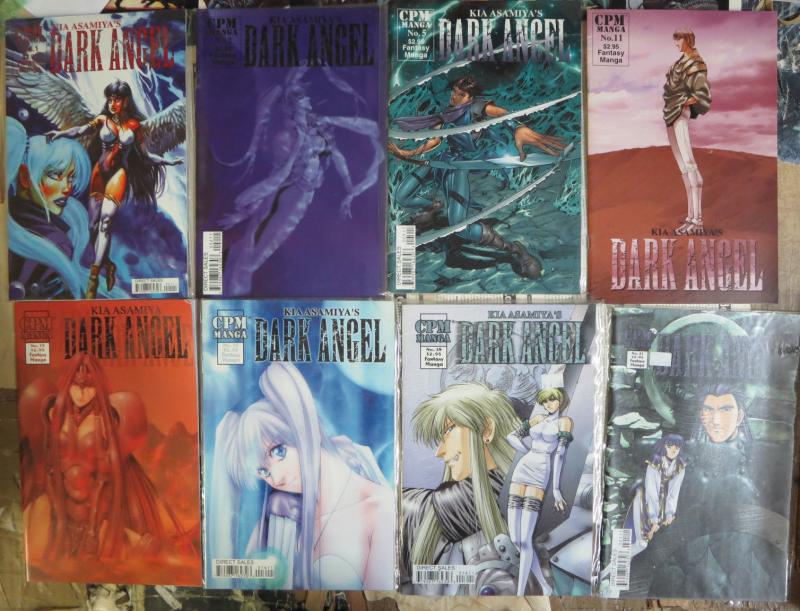 Kia Asamiya's Dark Angel #1-29 Lot of 15Diff Manga Sword Sorcery & Angel Babes!