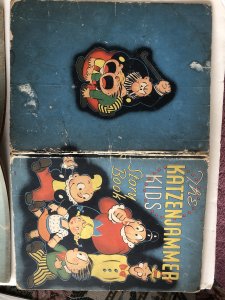 Katzenjammer Kids story book(1937)race stereotypes,cvr detach, tape on p. 5
