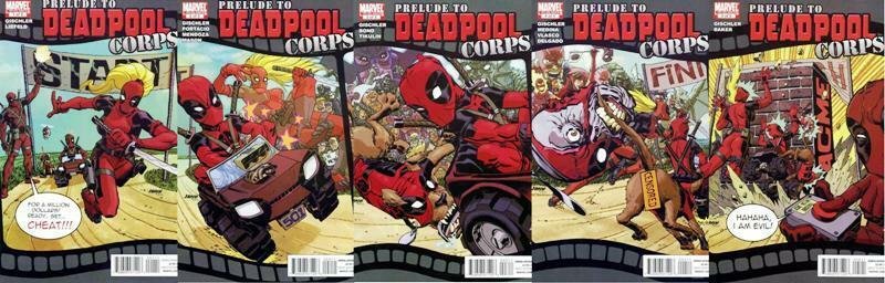 PRELUDE TO DEADPOOL CORPS (2010) 1-5  COMPLETE!