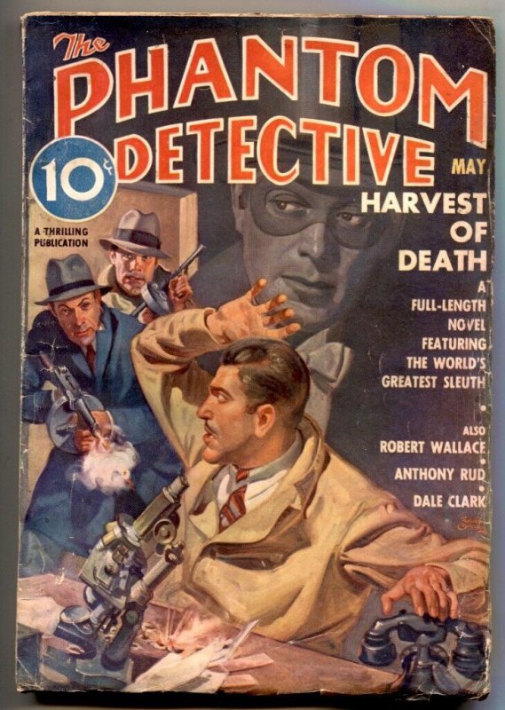 Phantom Detective Pulp May 1937-Harvest of Death