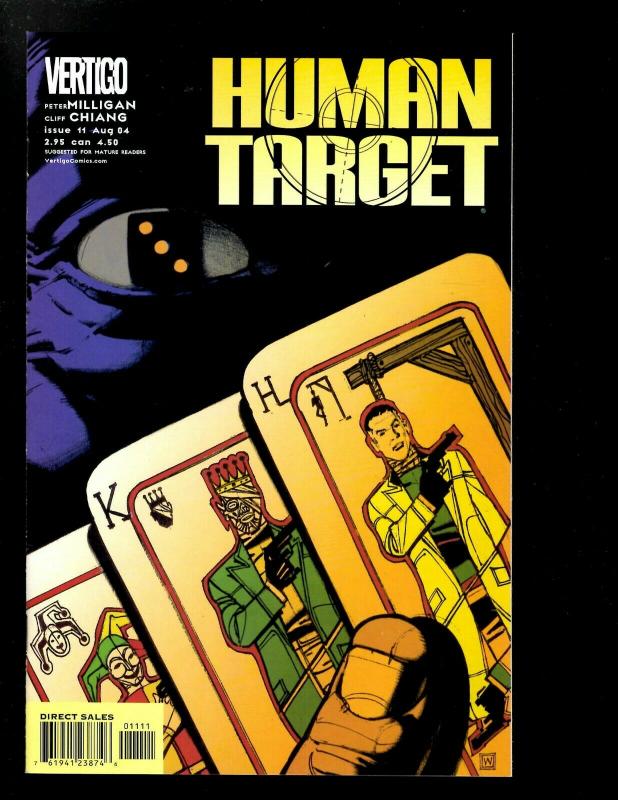 12 Human Target Vertigo Comics # 1 2 3 4 5 6 7 8 9 10 11 12  CE1
