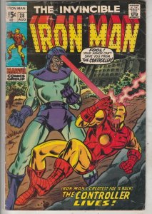 Iron Man #28 (Aug-70) VG/FN Mid-Grade Iron Man