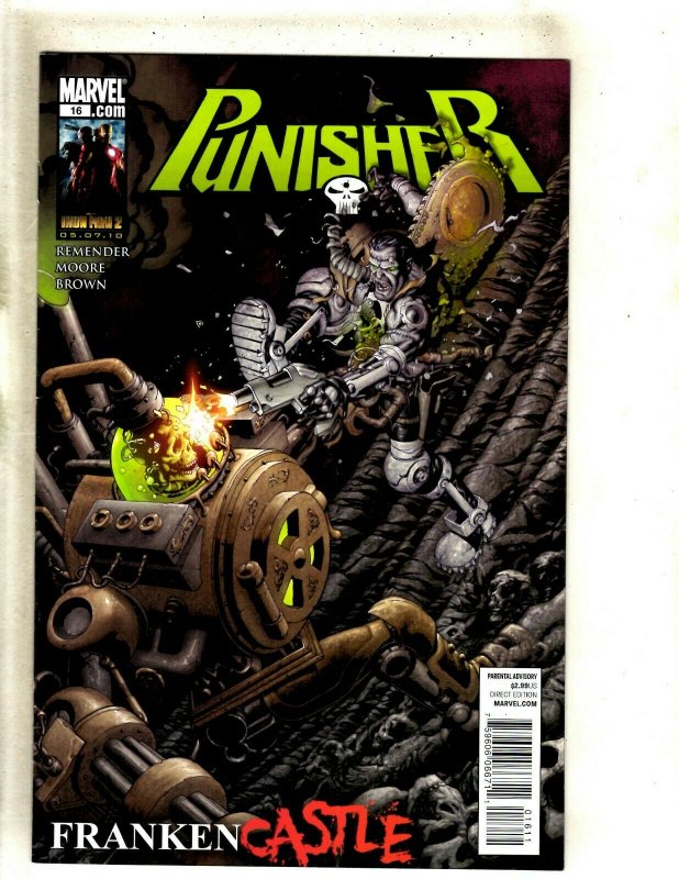 10 Punisher Marvel Comic Books # 13 14 16 17 18 19 20 21 + Annual + The List RP6