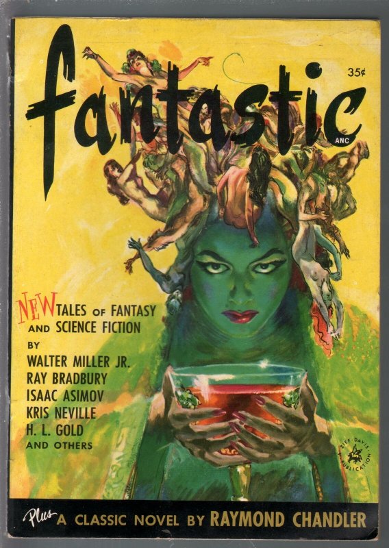 Fantastic #1 Summer 1952-1st issue-Barye Phillips-Isac Asimov-pulp thrills-VF