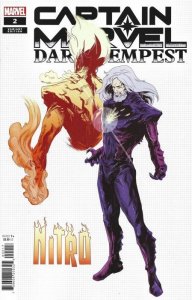 Captain Marvel: Dark Tempest #2F VF/NM ; Marvel | 1:10 Variant Design Cover