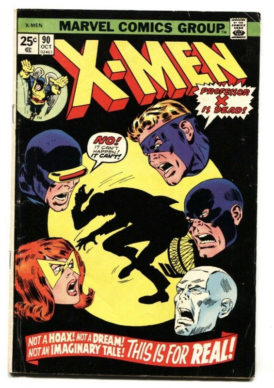 X-MEN #90 1974-MARVEL COMICS-STAN LEE ROY THOMAS 