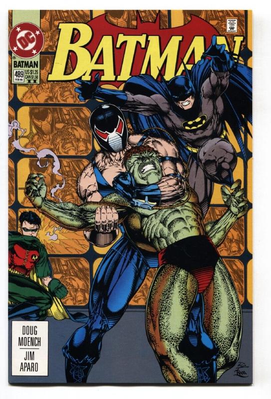 BATMAN #489 Rare 2nd Print-1993 comic book-BANE-AZRAEL