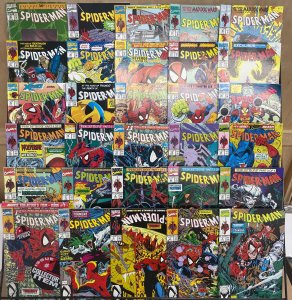 Spider-Man #1, 2, 3, 4, 5, 6, 7, 8, 9, 10-50 full run,  Todd McFarlane artwork!