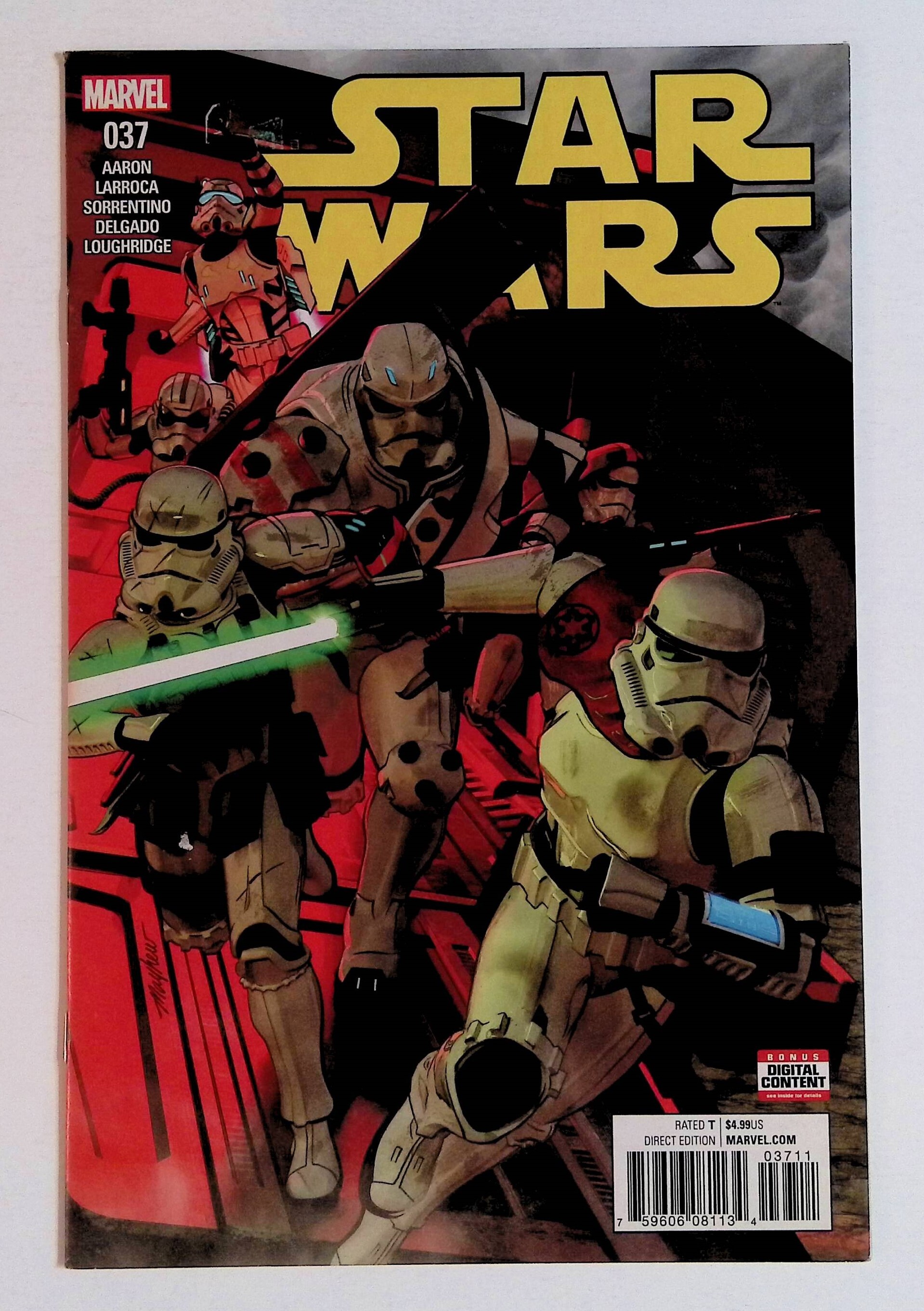 Star Wars 37 Sgt Kreel Scar Squadron Bad Batch Clone Wars Marvel Comics Comic Books Modern