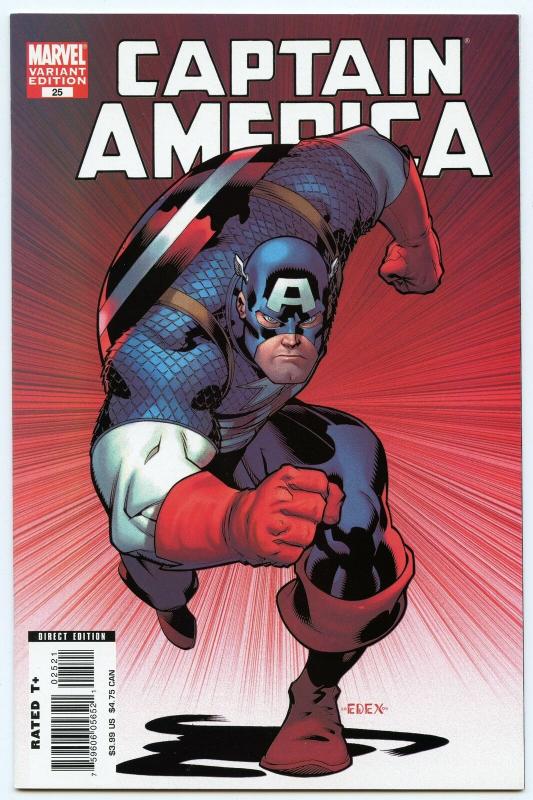 Captain America V5 25 Apr 2007 NM- (9.2) (Ed McGuinness variant cover)