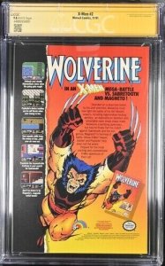 X-Men #2 1991 Marvel Comics CGC 9.8 SS Signed Jim Lee White Pages 009