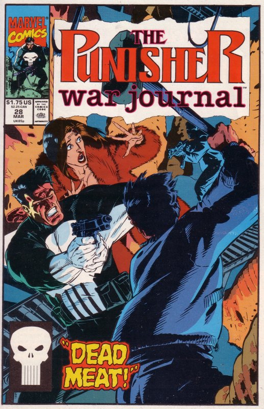 Punisher War Journal (vol. 1, 1988) #28 VG/FN Baron/Texeira