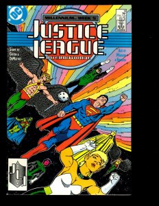 12 Justice League DC Comics #1 2 3 4 5 6 International #7 8 9 10 11 12 J403