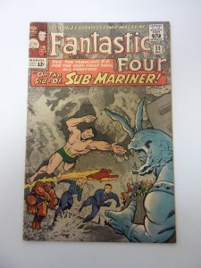 Fantastic Four #33 (1964) FN- condition price written on back cover
