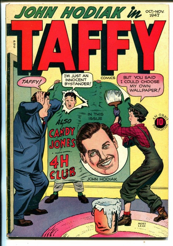 Taffy #10 1947-Orbit-John Hodiak-Spicy Good Girl art-rare-VF