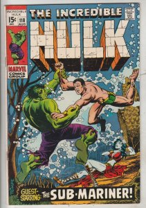 Incredible Hulk #118 (Aug-69) NM- High-Grade Hulk