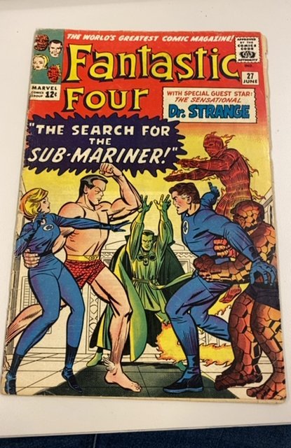 Fantastic Four #27 (1964)w dr strange see description
