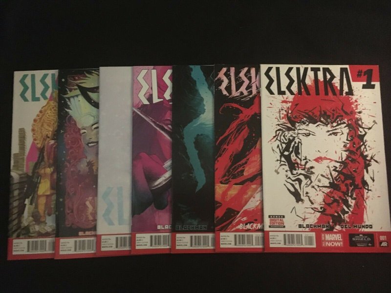 ELEKTRA(2014) #1, 2, 3, 4, 5, 6 VFNM Condition