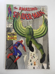 The Amazing Spider-Man #48 (1967) GD/VG Condition rusty staples, moisture stains