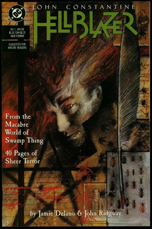 Hellblazer #1 1988- John Constantine- Vertigo DC Comics Modern Key NM