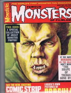 Famous Monsters Of Filmland # 49 + Monster World # 9 POLY SEALED 2 PACK RARE J70