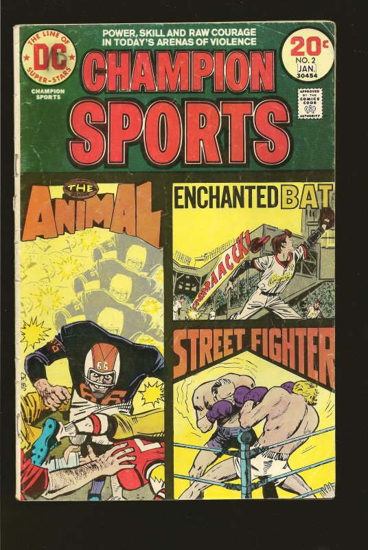 DC Comics Champion Sports #2 January (1974) SEE NOTE