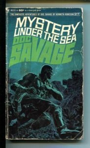 DOC SAVAGE-MYSTERY UNDER THE SEA-#27-ROBESON-G-JAMES BAMA COVER G 