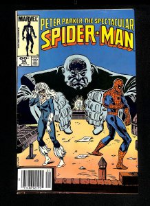 Spectacular Spider-Man #98 Newsstand Variant Black Cat Kingpin 1st Spot!