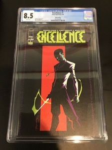 EXCELLENCE #1 CGC 8.5 WHITE PAGES 3RD PRINT