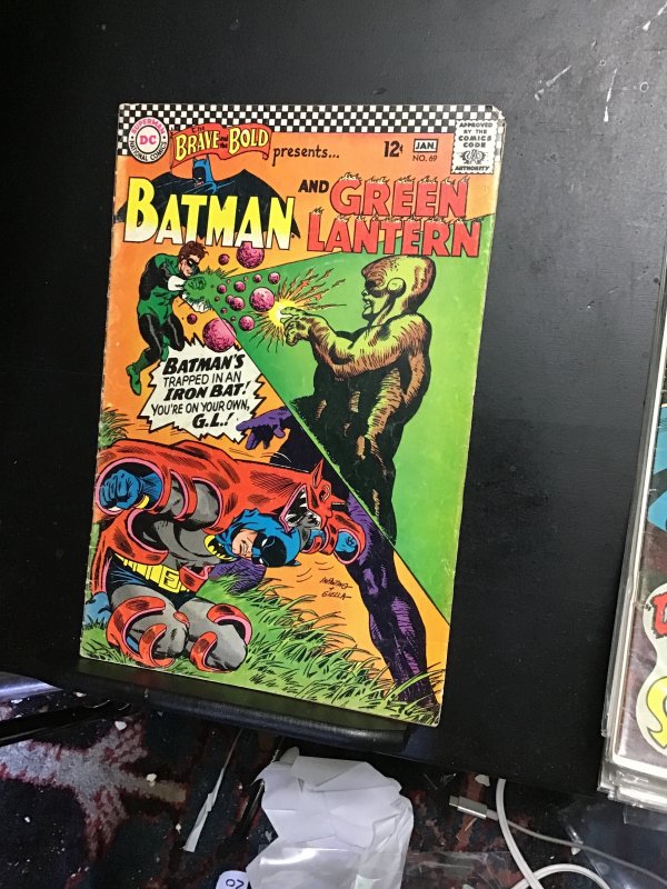 The Brave and the Bold #69 (1967) Batman in Green lantern! FN Tons of B&B listed