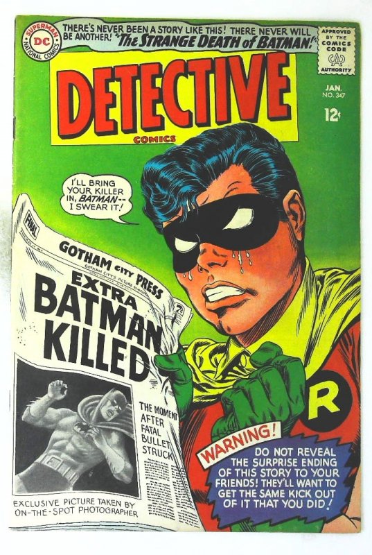 Detective Comics (1937 series)  #347, Fine+ (Actual scan)