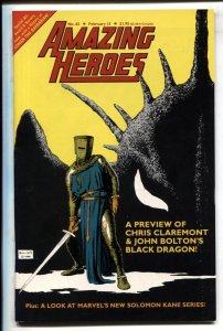AMAZING HEROES #65 1985 - comics -Conan - Black Dragon