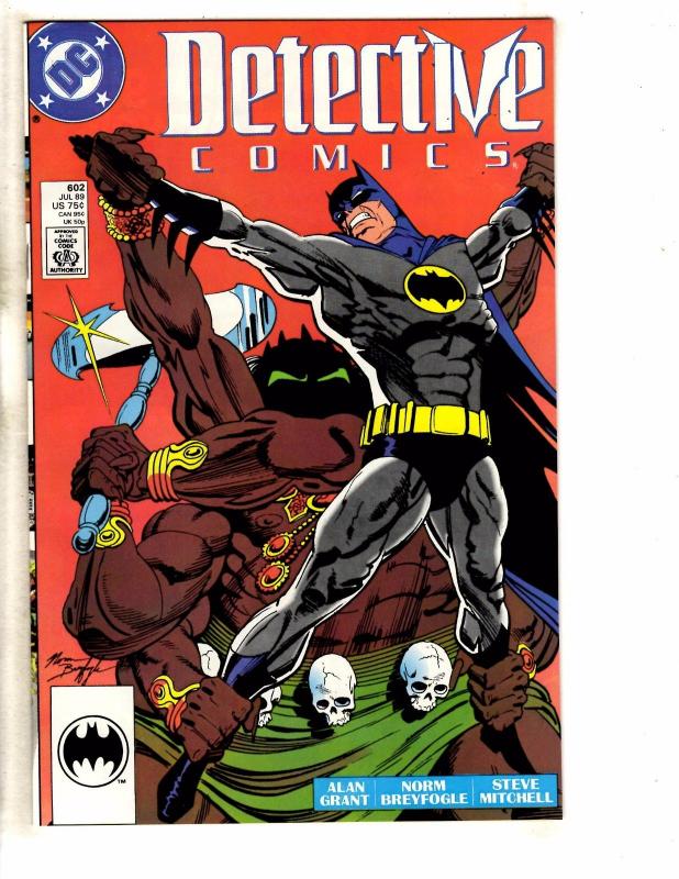 Lot Of 5 Detective Comics Feat Batman DC Comic Books # 598 599 600 601 602 PP7