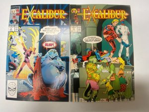 6 MARVEL comic books Excalibur #2 9 62 63 X-Calibre #3 4 20 KM11