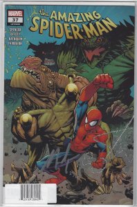 The Amazing Spider-Man #37 (2020) Signed BY Nick Spencer In Silver 29/40