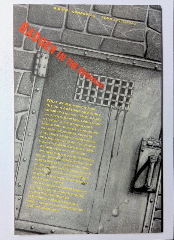 Badger (Vol. 2) #1 (May 1991, First) 8.0 VF