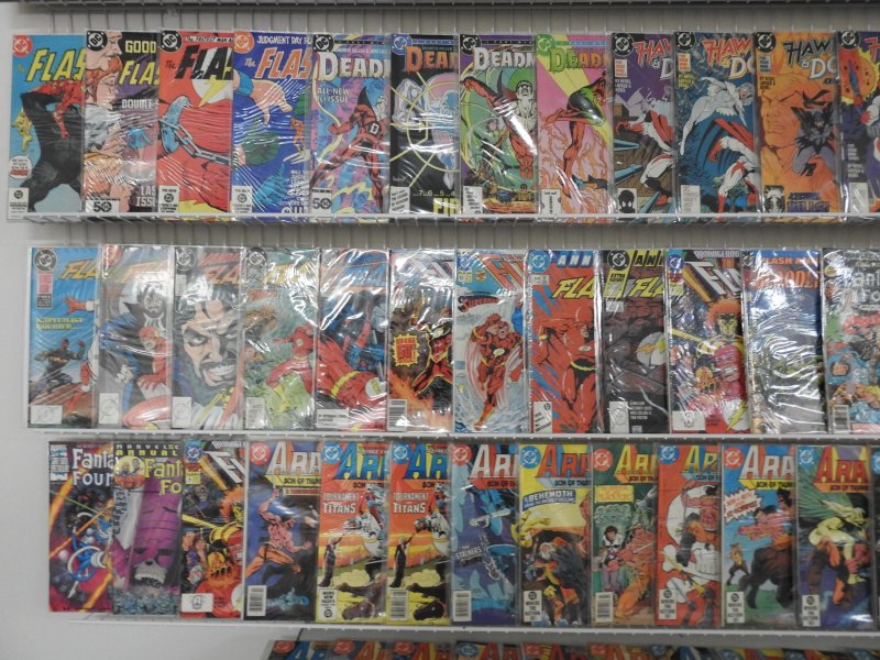 Huge Lot 150+ Comics W/ Flash, Superman, Arak, Deadman+ Avg VF- Condition!!