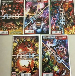 AXIS comic lot:#5-9  NM (2015)